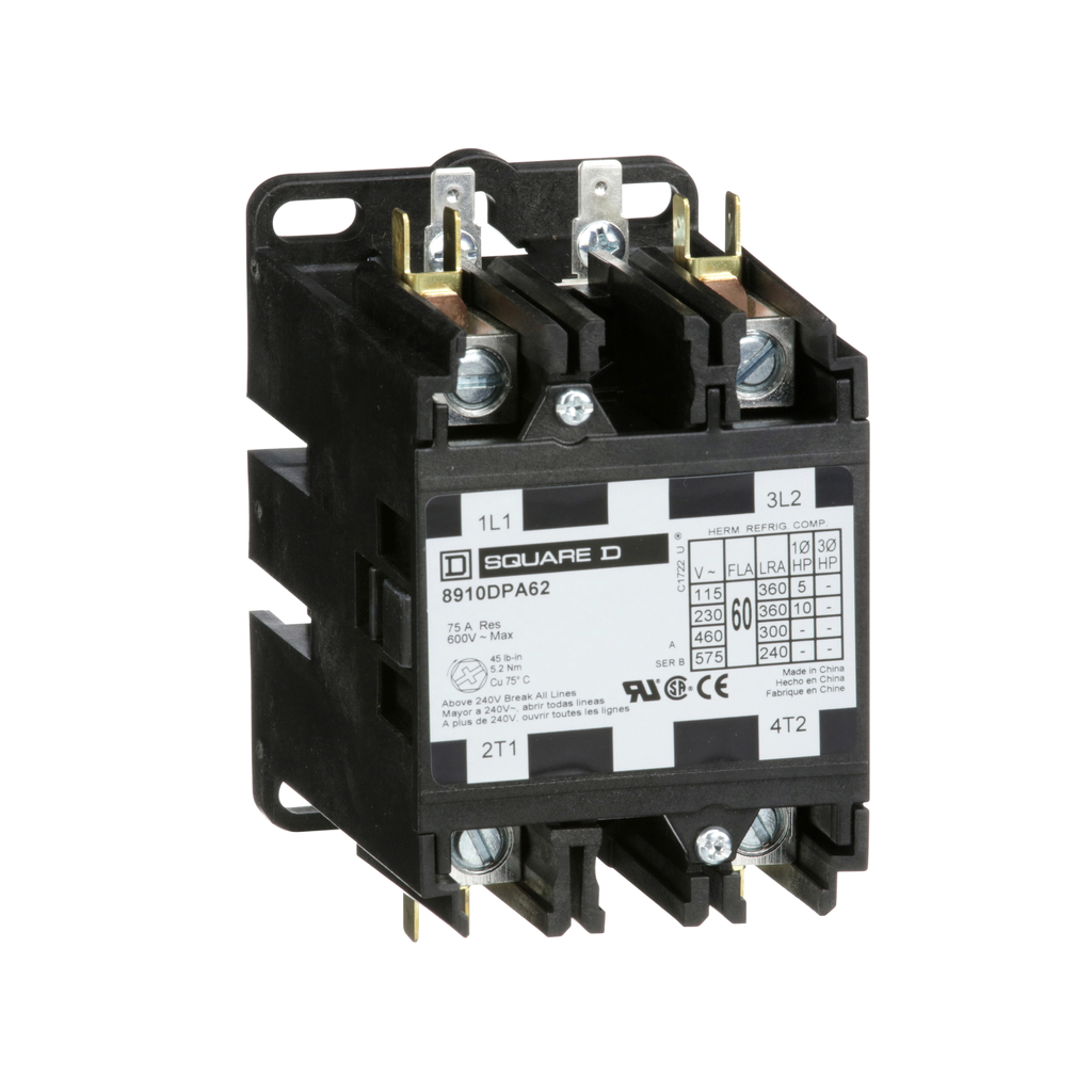 SCHNEIDER ELECTRIC 8910DPA62V14 CONTACTORS