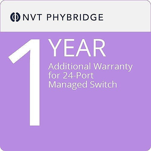 NVT PHYBRIDGE Nvt Phybridge NV-24PT-MTNC-1 1 Year Warranty 24 Port