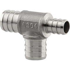 PLUMBEEZE Plumbeeze PE-PS-T070507 Stainless steel PEX tee 3/4 in x 1/2 in x 3/4 in