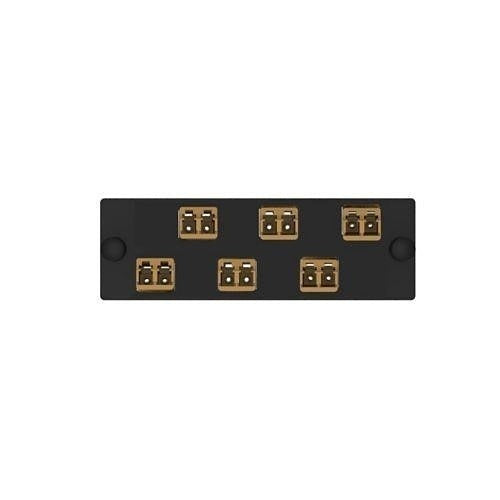 PANDUIT Panduit FAP6WEORDLCZ 6 Position Keyed Fiber Adapter Panel