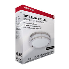 SATCO-NUVO Satco-Nuvo 62-1875 Glamour Flush Mount 18W (10-inch)