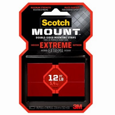 3M 3M Company 414H-ST Mounting Strips 1x3 Inches 8 Count