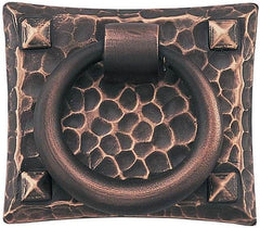 EMTEK Emtek 86040US10B Hammered Ring Cabinet Pull Oil Rubbed Bronze