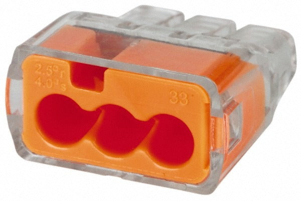 IDEAL INDUSTRIES Ideal 30-1033 Push-in Wire Connector 18-12 Awg 100 Pack