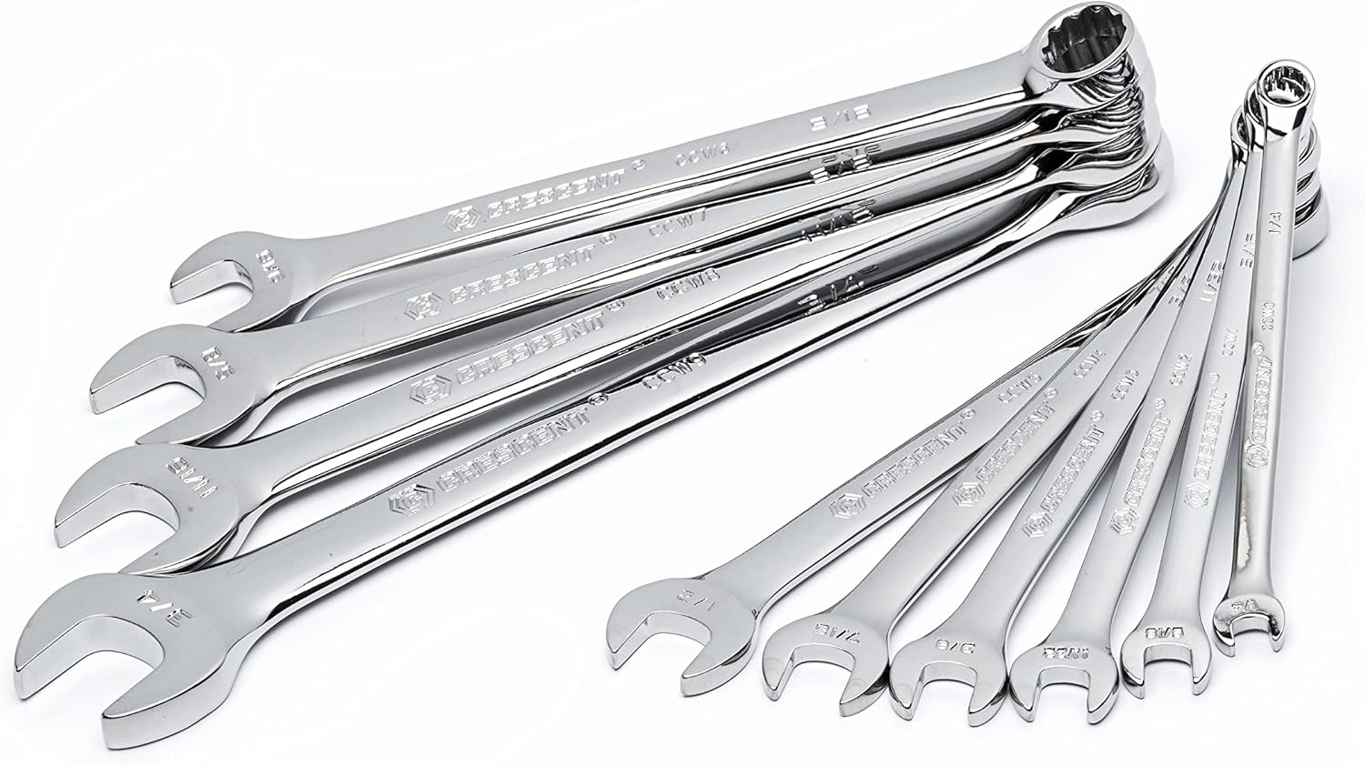 CRESCENT Crescent CCWS2-05 10 Pc. 12 Point SAE Combination Wrench Set