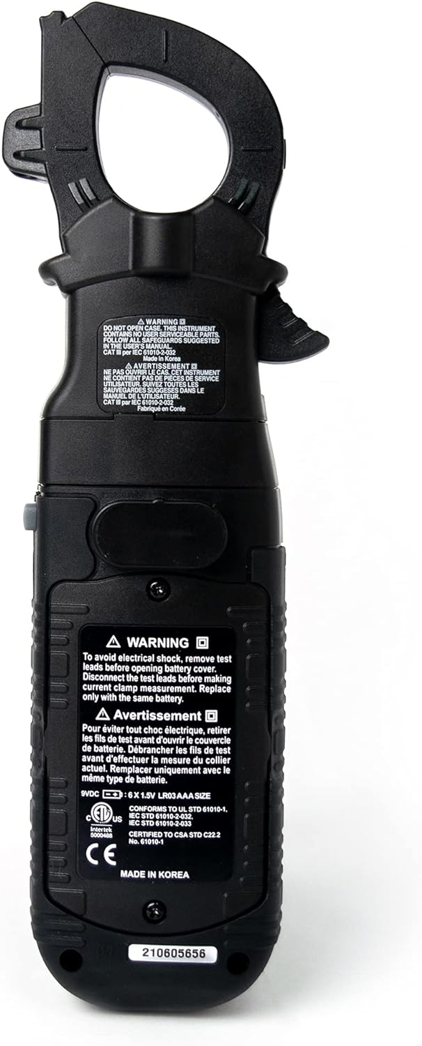 UEI TEST INSTRUMENTS UEi DL489 Digital Clamp Meter HVAC Amp Meter True RMS Multimeter Auto-ranging 6000 Counts Voltage Tester