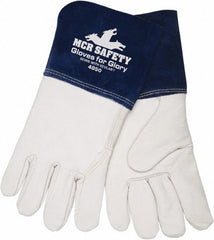 MCR SAFETY Mcr Safety 4850M Welding Heat Protective Glove Leather Medium
