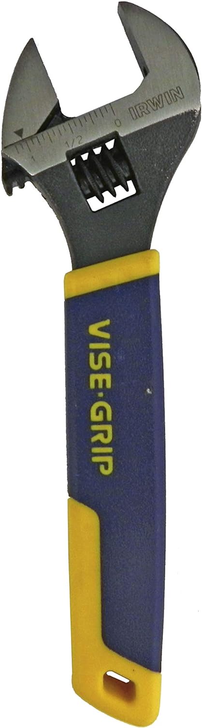 IRWIN IRWIN 2078612 VISE-GRIP Adjustable Wrench Jaw with Protouch Grip Handle, 1/2