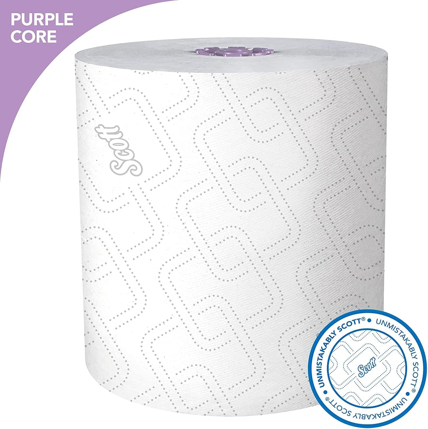 SCOTT Scott 2001 Essential High-Capacity Hard Roll Towel White 8 Inch X 950 Ft 6 Rolls/Carton