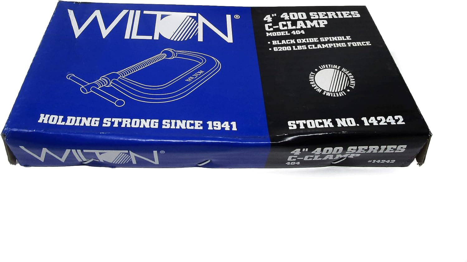 WILTON Wilton 14242 400 Series C-Clamp 3-1/4 in Throat Depth 4-1/4 in Jaw Wilton14242