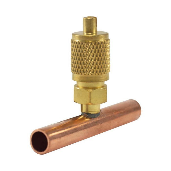 MONTI & ASSOCIATES Monti & Associates AF3134 Copper Solder Tee 1/4 in Female x 1/4 in Female x 5/16 in Male (1/4 in x 1/4 in x 5/16 in) 02C31134