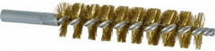SCHAEFER BRUSH Schaefer Brush 43633 Tube Brush 1 in Brass Bristles