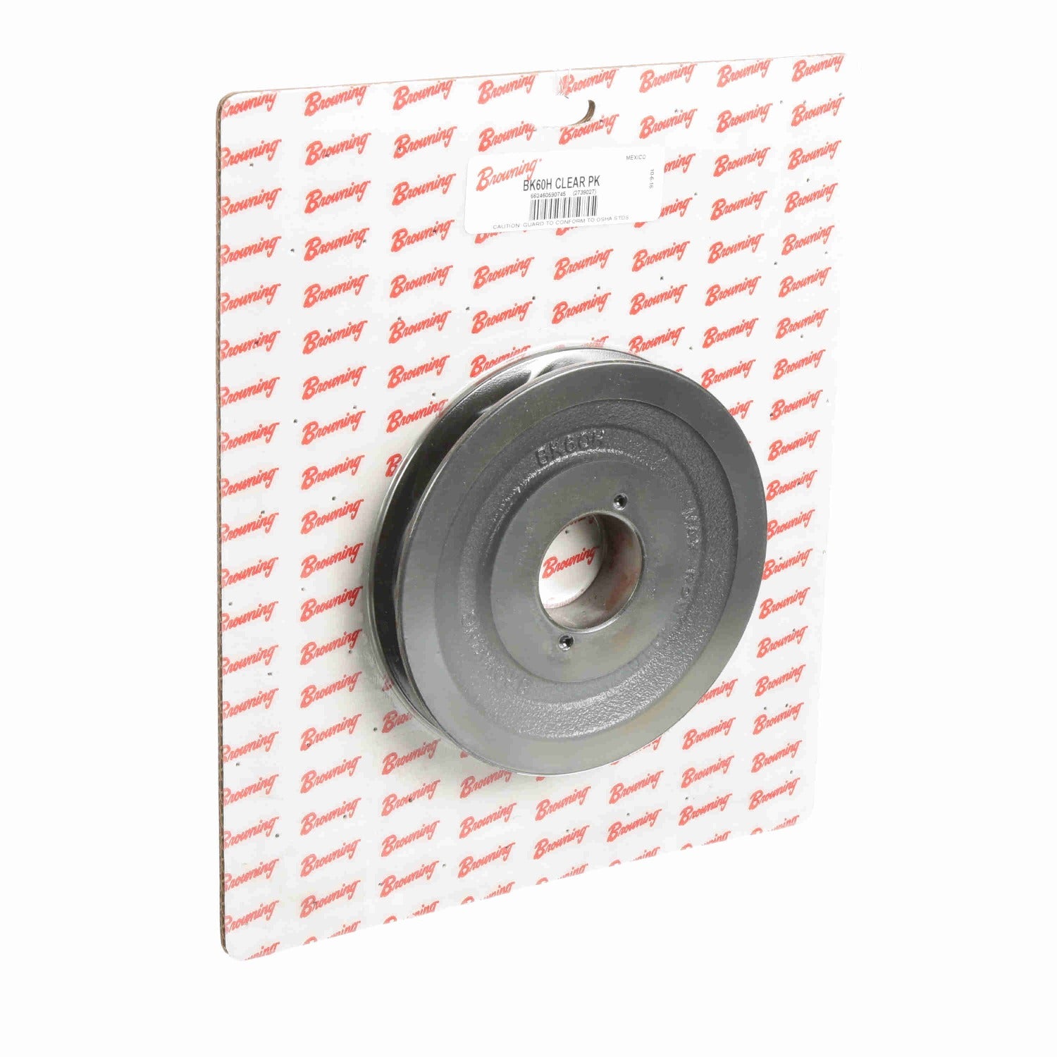 BROWNING Browning BK60H CLEAR PK Bushed Fixed Diameter Sheave FHP (Clear Pack)