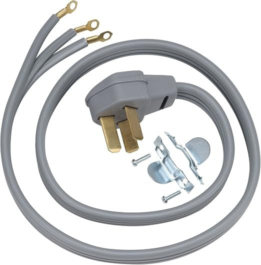 GE APPLIANCES Ge Appliances WX09X10010 4 feet and 50 Amp 3-Wire Range Cord (4 ft) TJ5604