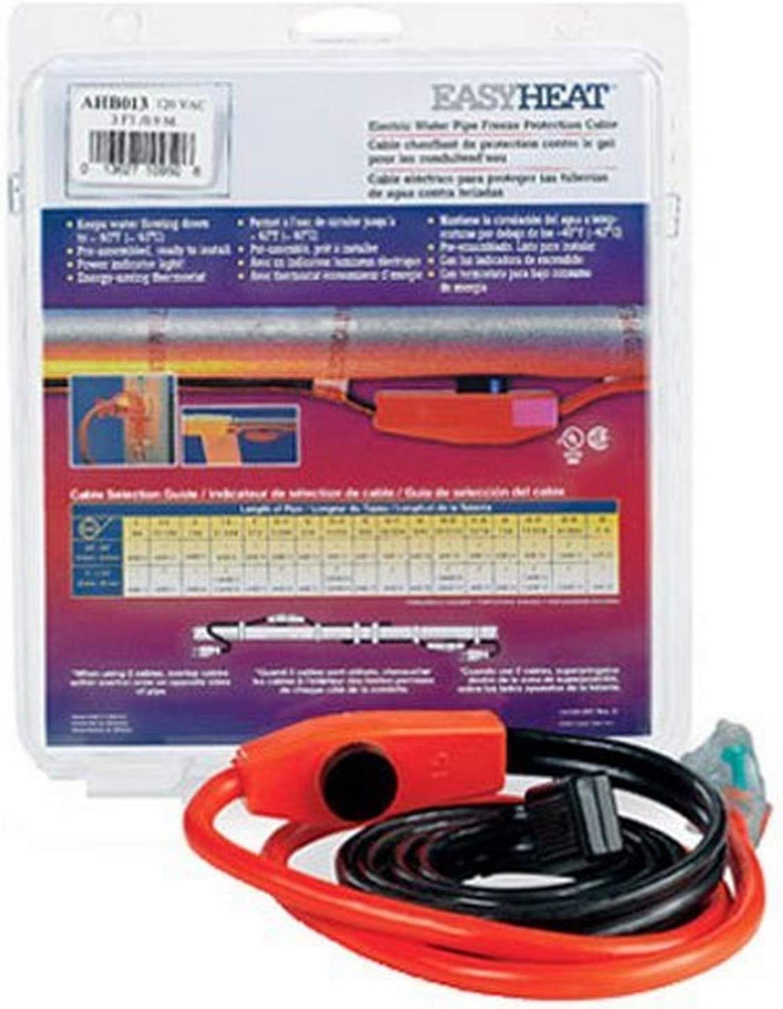 EASY HEAT AHB013 HEATING CABLES