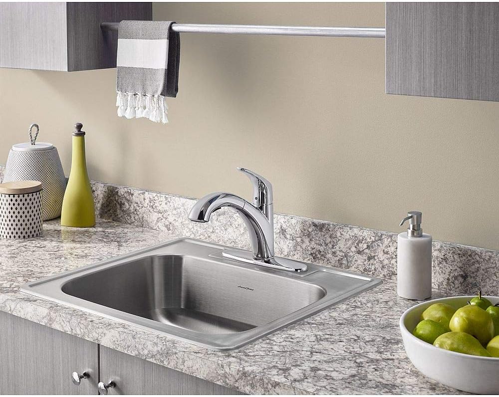 AMERICAN STANDARD American Standard 7074100.002 Colony Pro Pull-Out Kitchen Faucet Polished Chrome