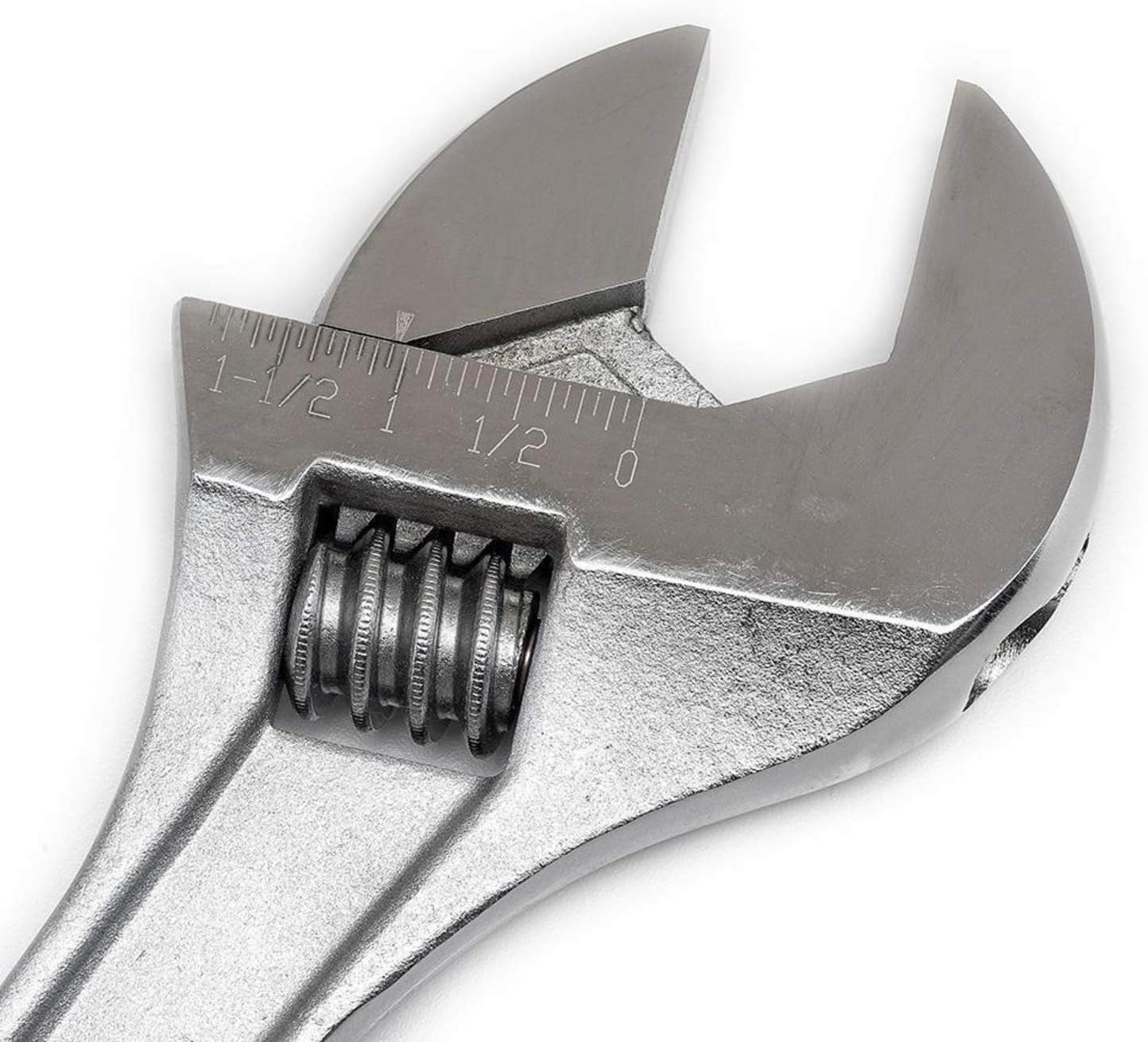 CRESCENT Crescent AC215BK Adjustable Tapered Handle Wrench Chrome Finish 15 inches