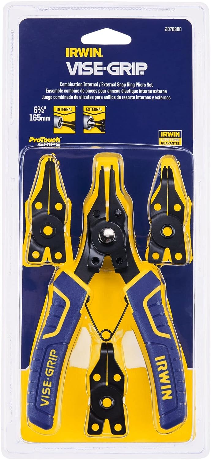 IRWIN IRWIN 2078900 VISE-GRIP Convertible Snap Ring Pliers, 6-1/2-Inch
