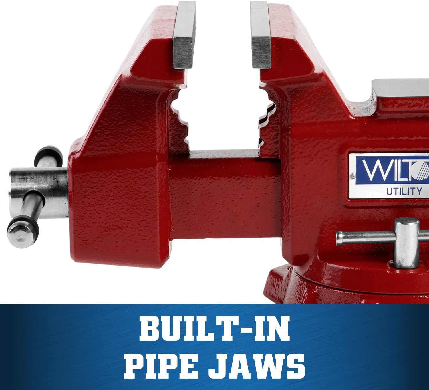 WILTON Wilton 28818 Utility Bench Vise 4-1/2 Inch Jaw Width 4 Inch Jaw Opening