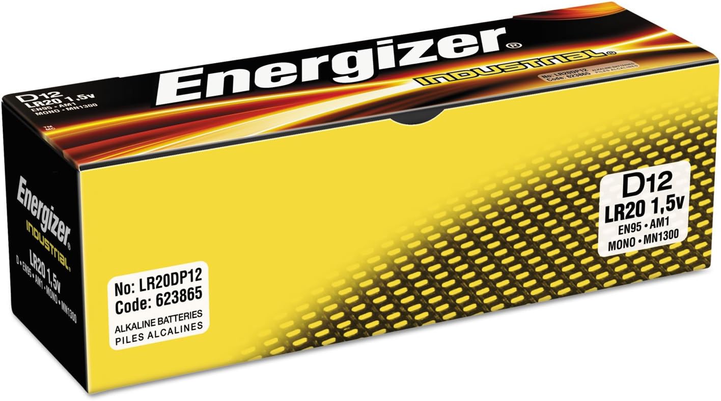 ENERGIZER Energizer EN95 Industrial Alkaline Battery 1.5V Pack of 12