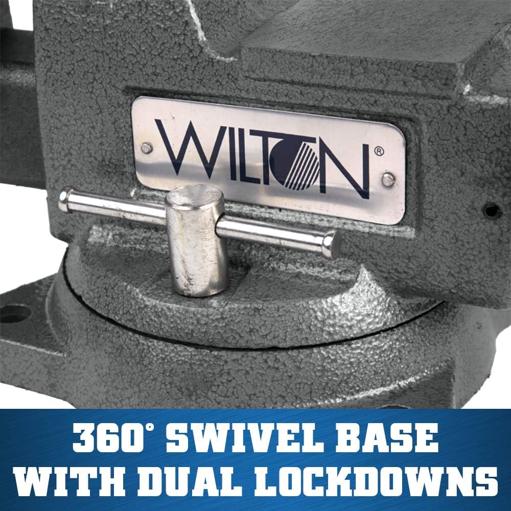 WILTON Wilton 21300 Mechanics Bench Vise 4 Inch Jaw Width 4-1/2 Inch Jaw Opening Swivel Base