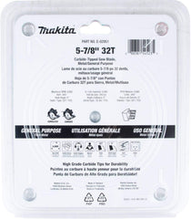 Makita E-02951 5-7/8 32T Carbide-Tipped Saw Blade, Metal/General Purpose