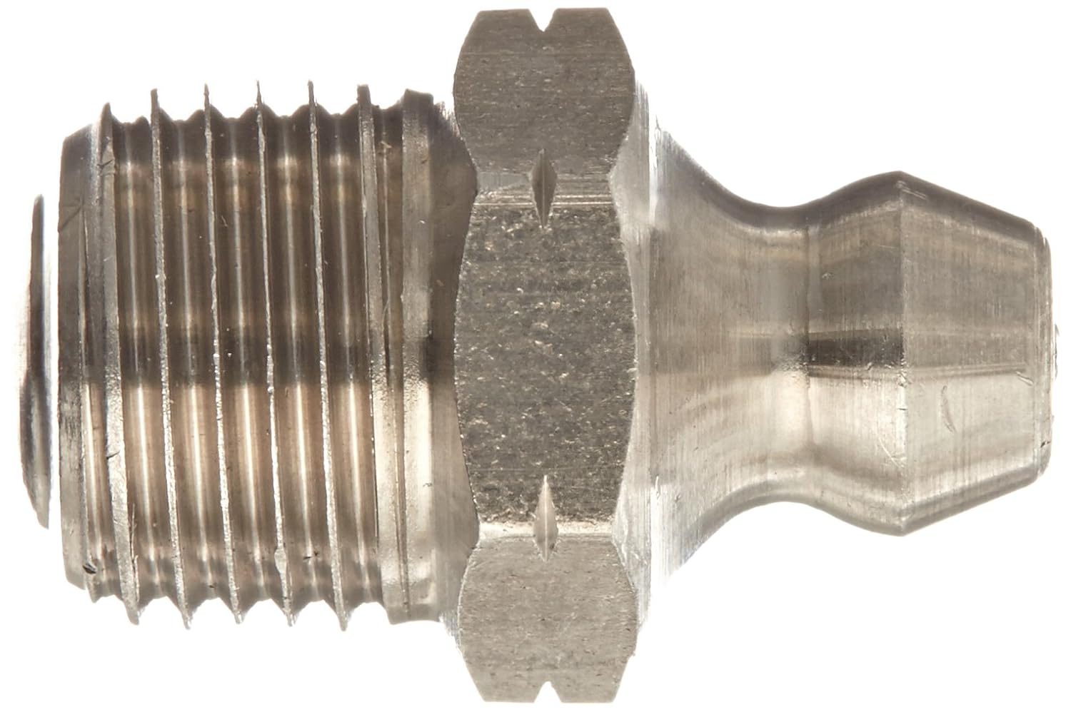 ALEMITE Alemite 1961-B Non-Corrosive Fitting Straight 1/8 PTF Monel