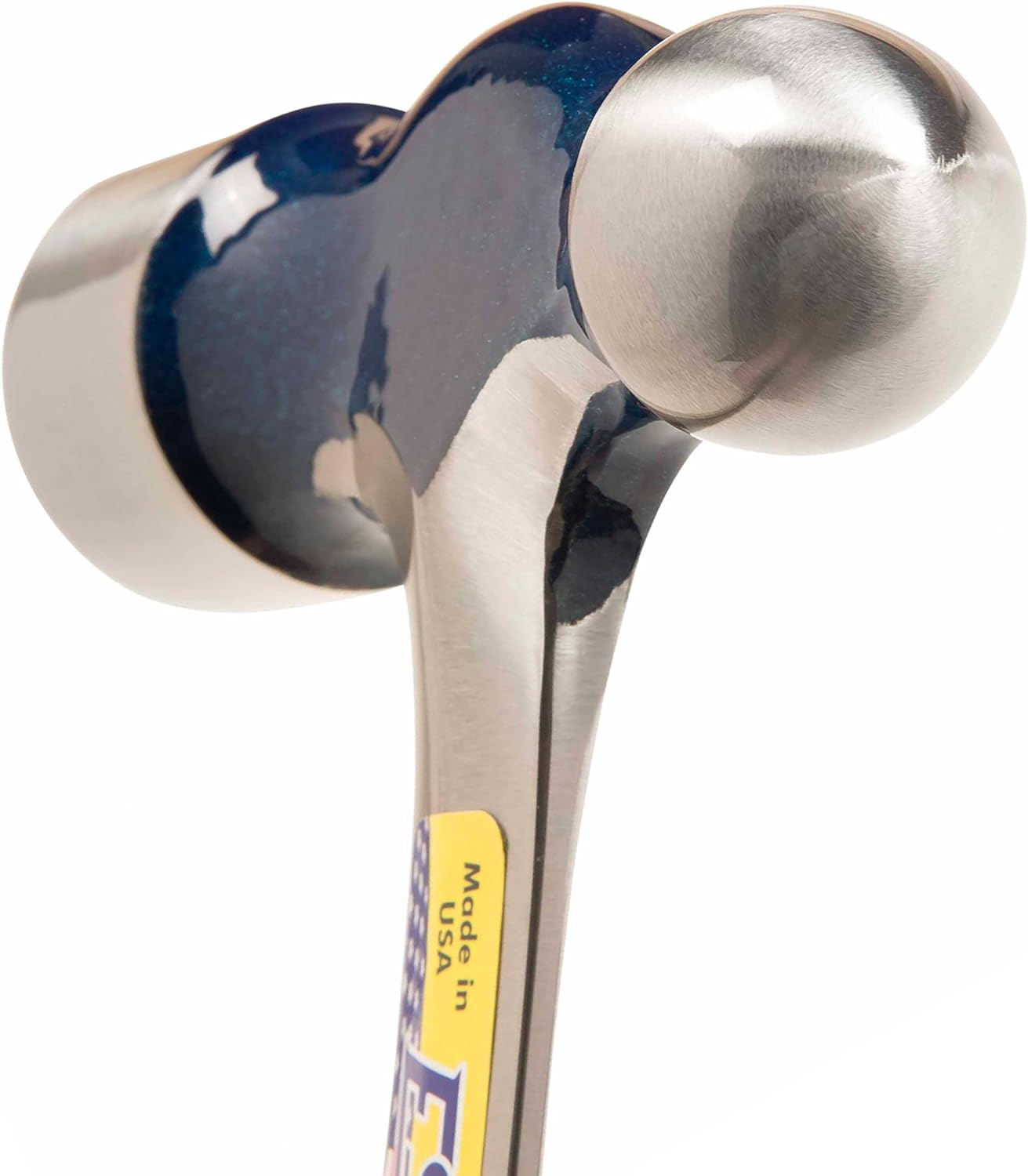 ESTWING Estwing E3-12BP Ball-Peen Hammer - 12 oz Metalworking Tool with Forged Steel Construction & Shock Reduction Grip