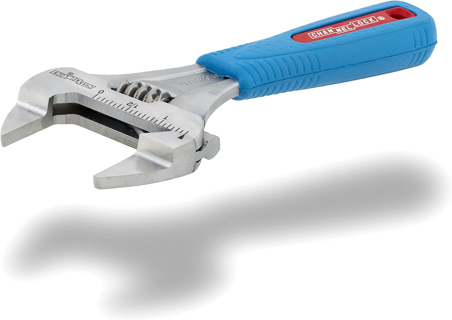 CHANNELLOCK Channellock 6SWCB Xtra Slim Jaw Adjustable Wrench 6 Inches Chrome Vanadium Steel
