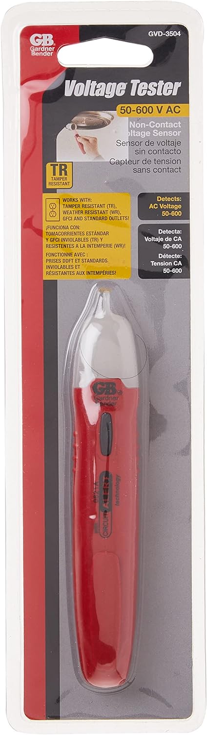 GARDNER BENDER Gardner Bender GVD-3504 Circuit Alert Non-Contact Voltage Tester 50-600V