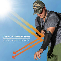 Ergodyne 12383 Chill-Its 6690 Cooling Arm Sleeves - Medium - Black