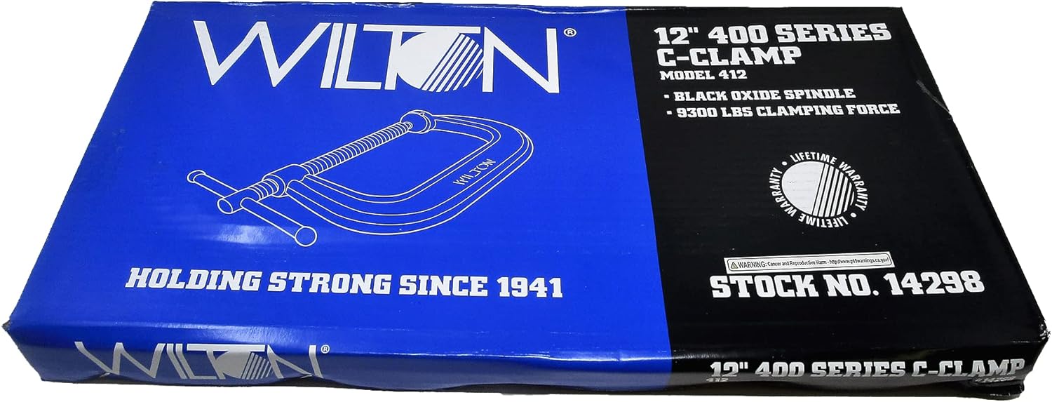 WILTON Wilton 14298 400 Series C-Clamp 12-1/4 Inch Jaw Opening 6-1/4 Inch Throat