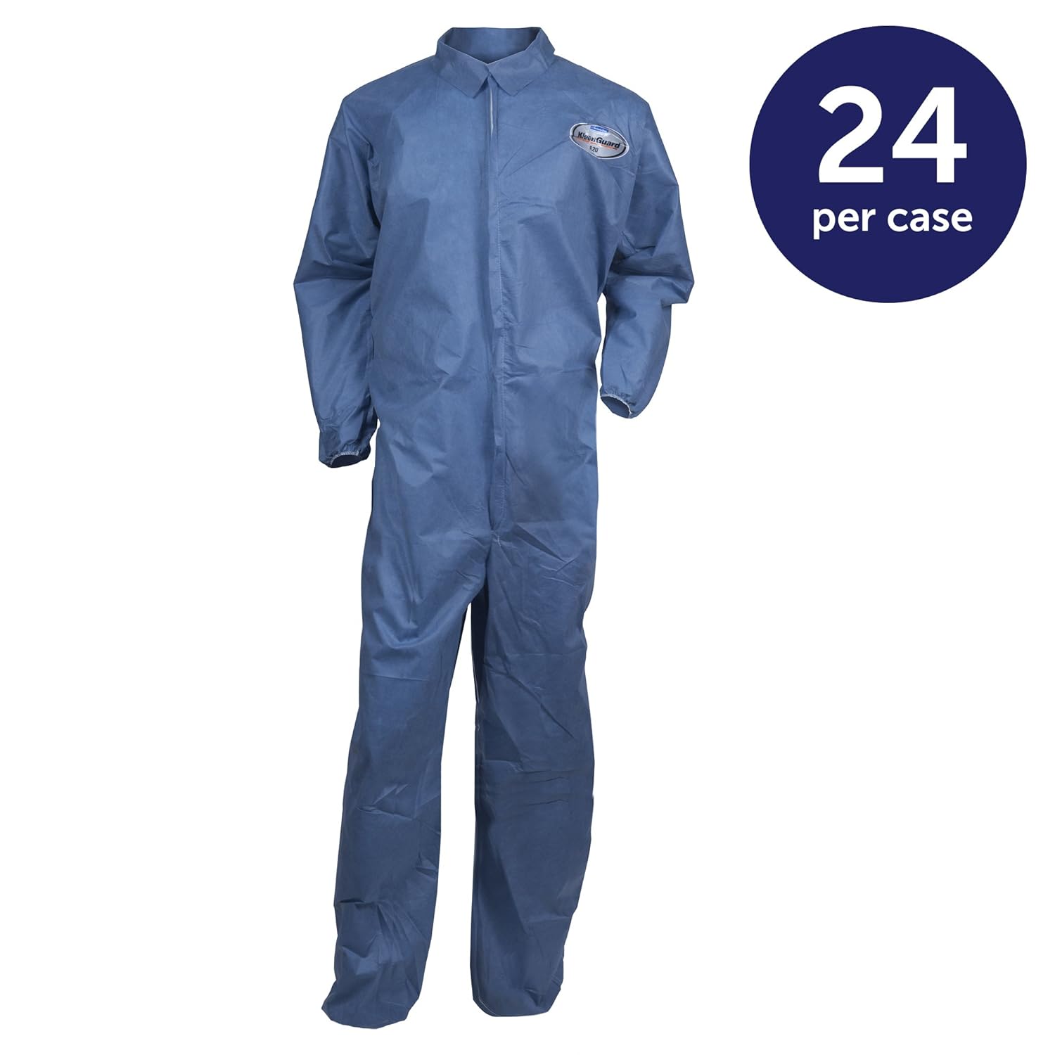 KLEENGUARD Kleenguard 58505 A20 Breathable Particle Protection Coverall Blue Denim 2XL 24 Pack