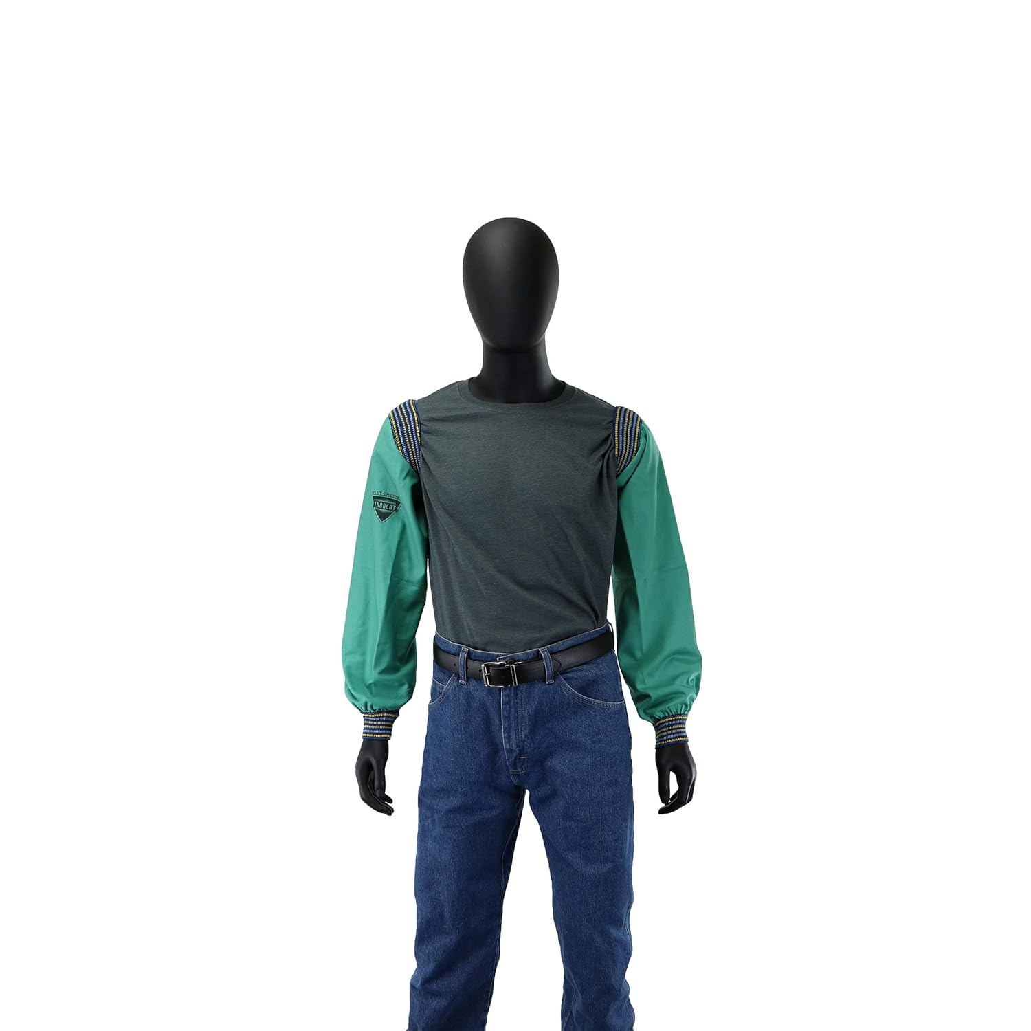 IRONCAT Ironcat 7070/18 Flame Resistant Cotton Sleeves 18 inch Welding Sleeves with Elastic