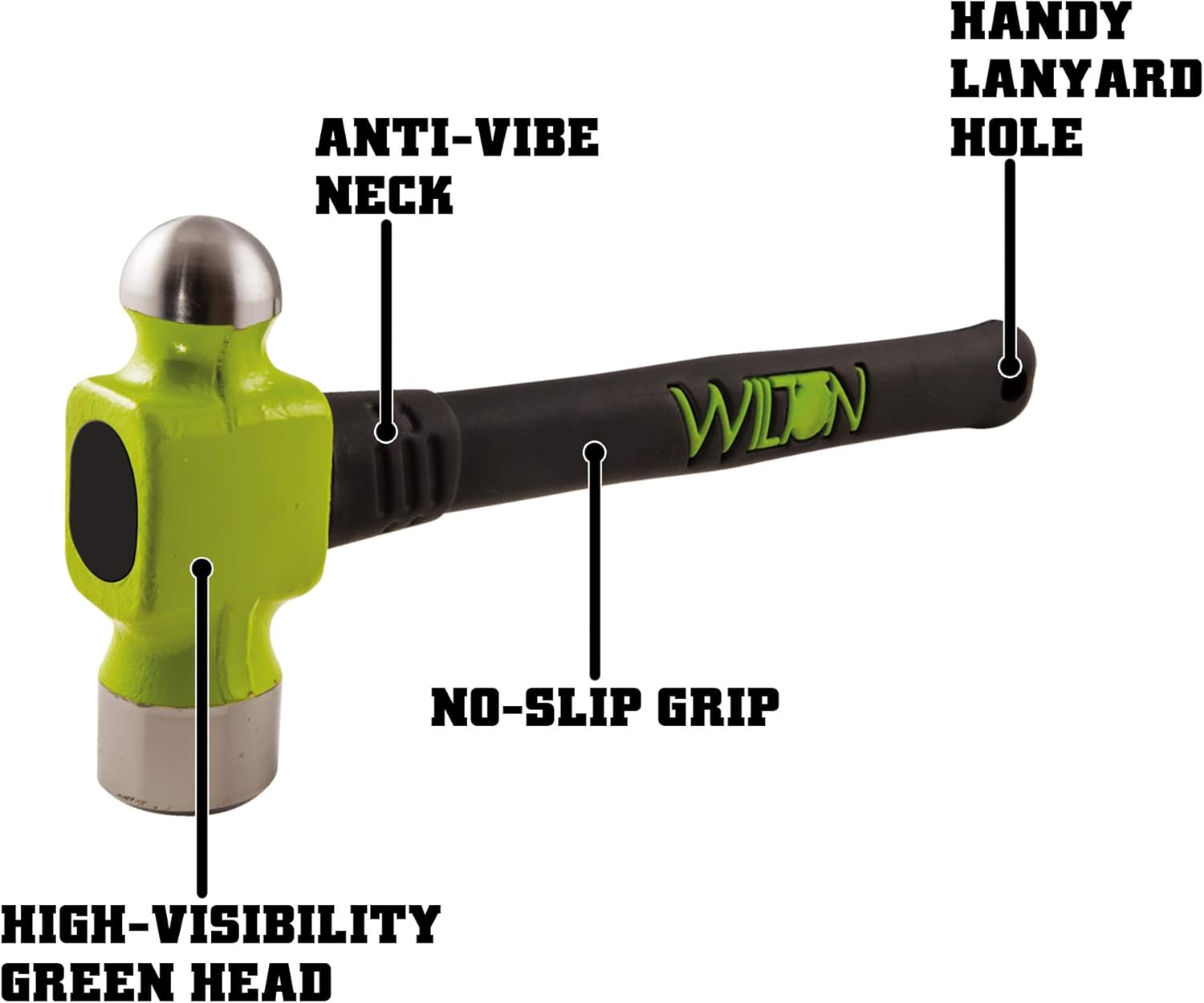 WILTON Wilton 33214 B.A.S.H 14-Inch Ball Pein Hammer 32 Oz Head