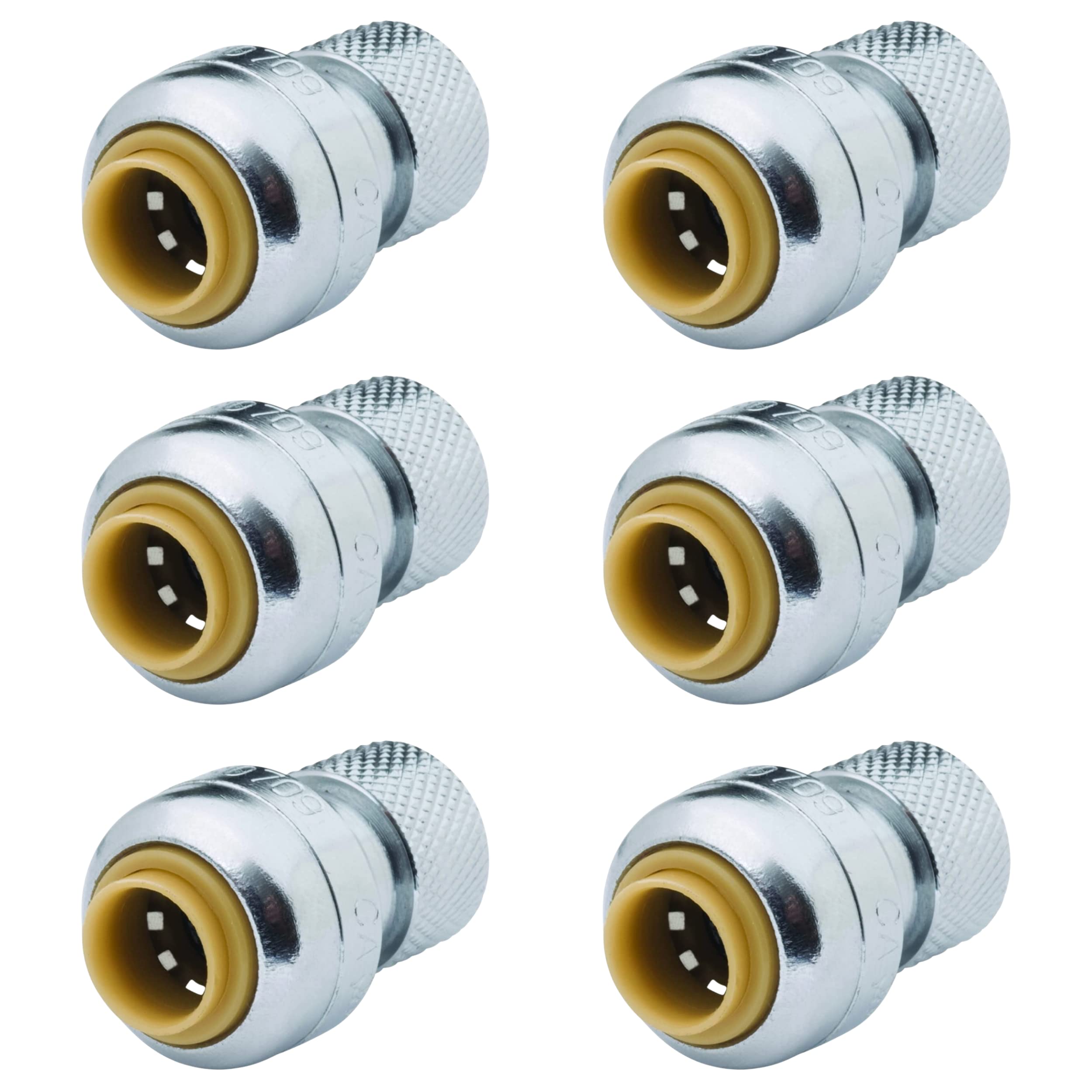 SHARKBITE SharkBite U3523LF 1/4 x 3/8 Inch Brass Valve Connector Push to Connect