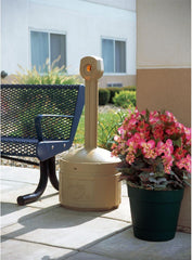 Justrite 26800B Cease-Fire Cigarette Butt Receptacle 4 Gallon Beige