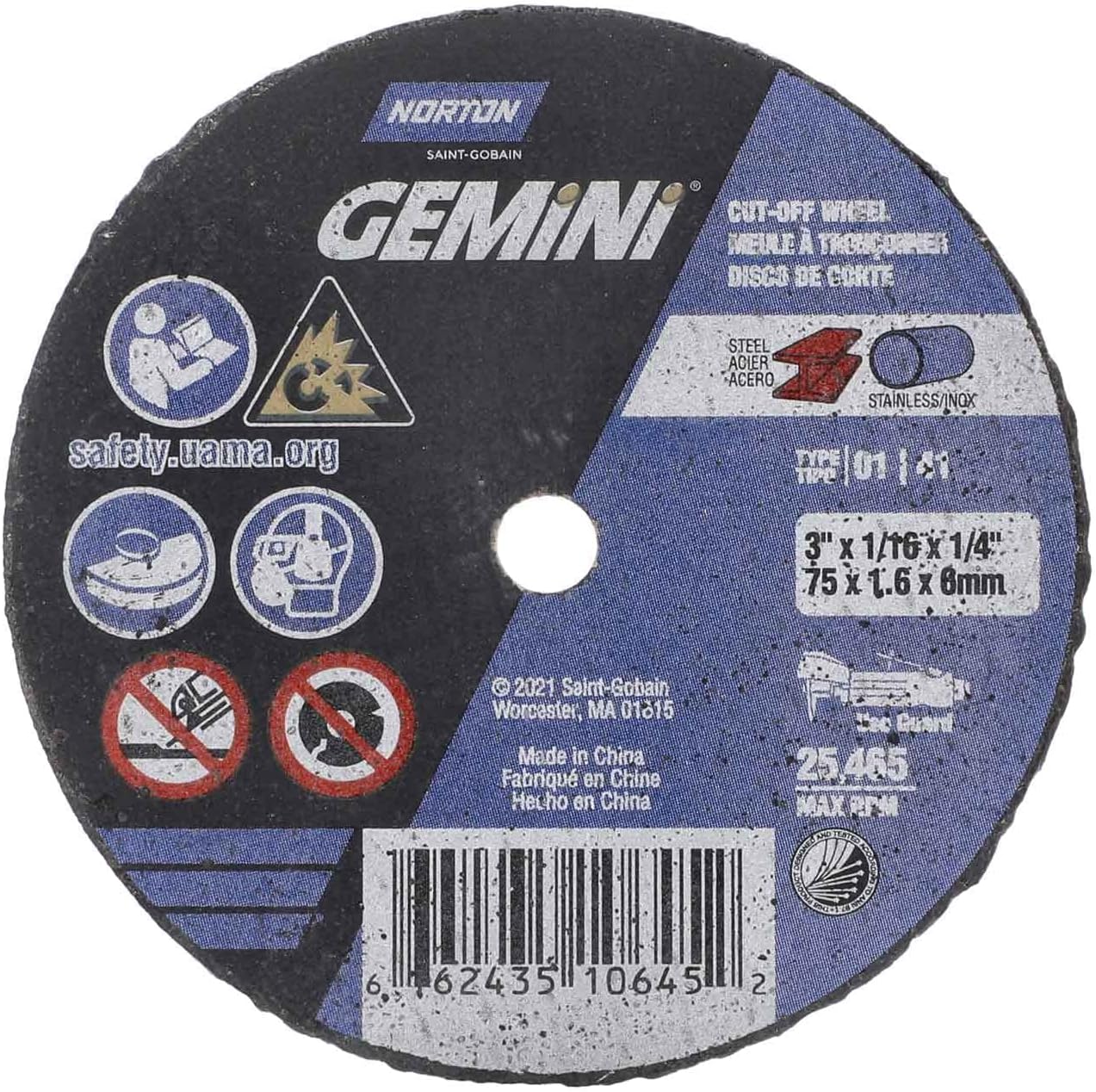 NORTON 66243510645 GRINDING & CUT OFF WHEELS