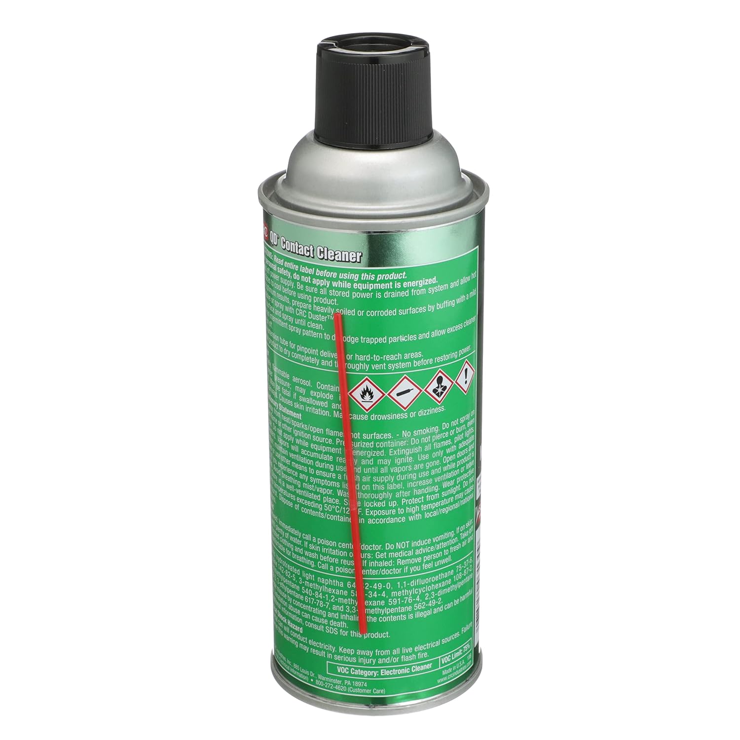 CRC INDUSTRIES CRC 03130 QD Contact Cleaner 11 Wt Oz Plastic Safe Electronics Aerosol Cleaner Suitable for Sensitive Electronic Equipment