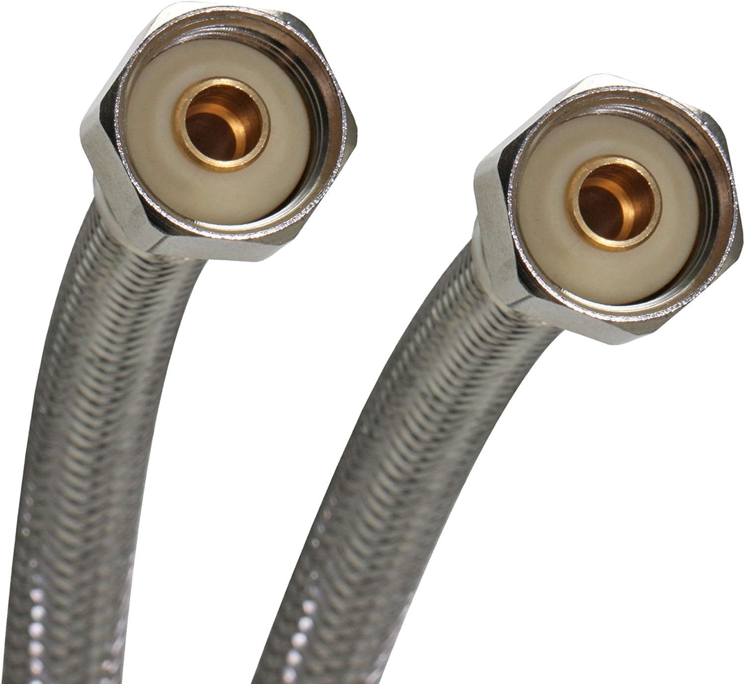 FLUIDMASTER Fluidmaster B4F20U Faucet Connector Braided Stainless Steel 20 Inch