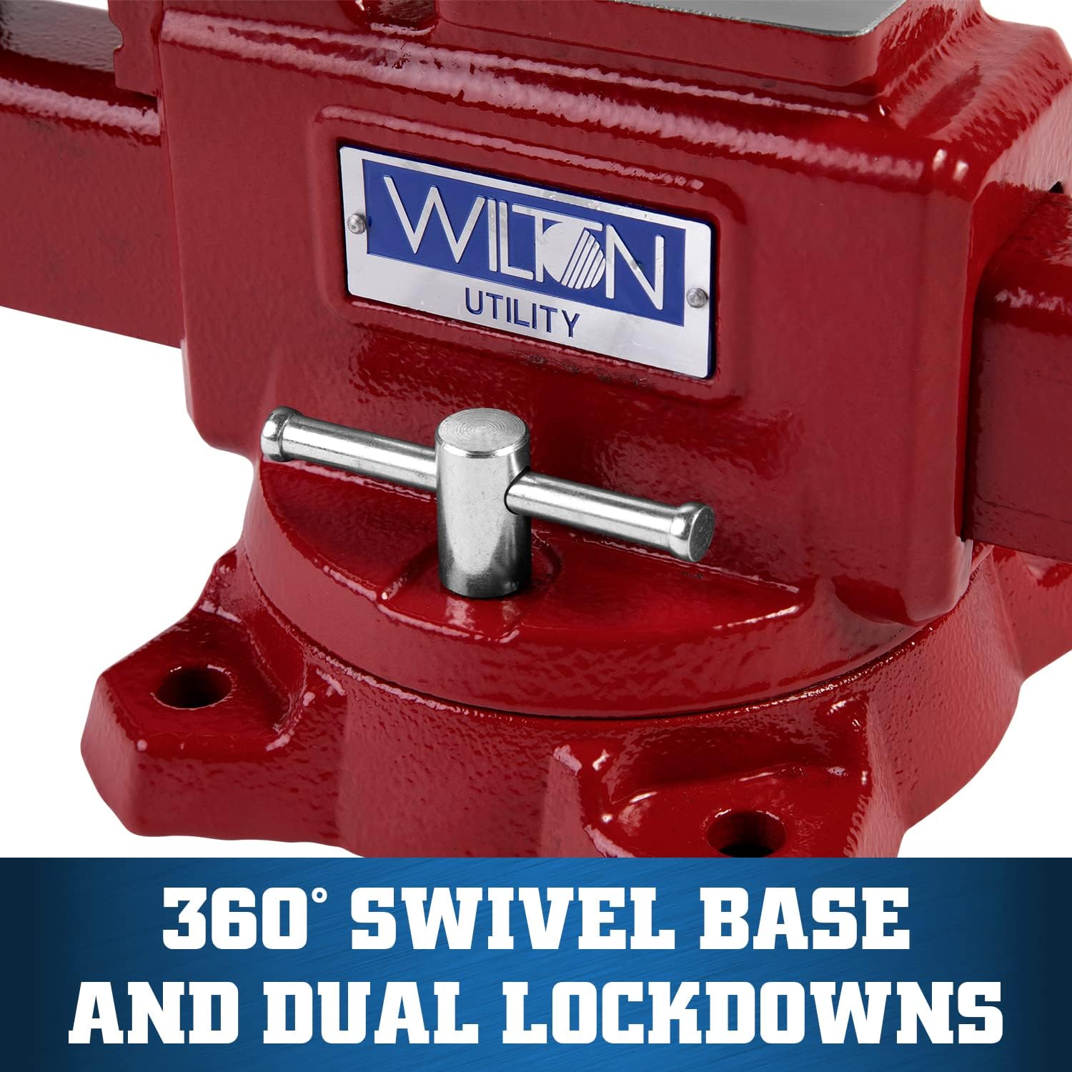 WILTON Wilton 28819 Utility Bench Vise 5-1/2 in Jaw Width 360 Degree Swivel Base