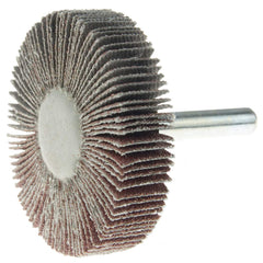 Weiler 52366 2 x 1/2 Tiger Coated Abrasive Flap Wheel 1/4 Stem 60AO (Pack of 10)