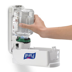 Purell 8720-06 ADX-7 Push-Style Hand Sanitizer Dispenser, White, 700 mL Refill Size