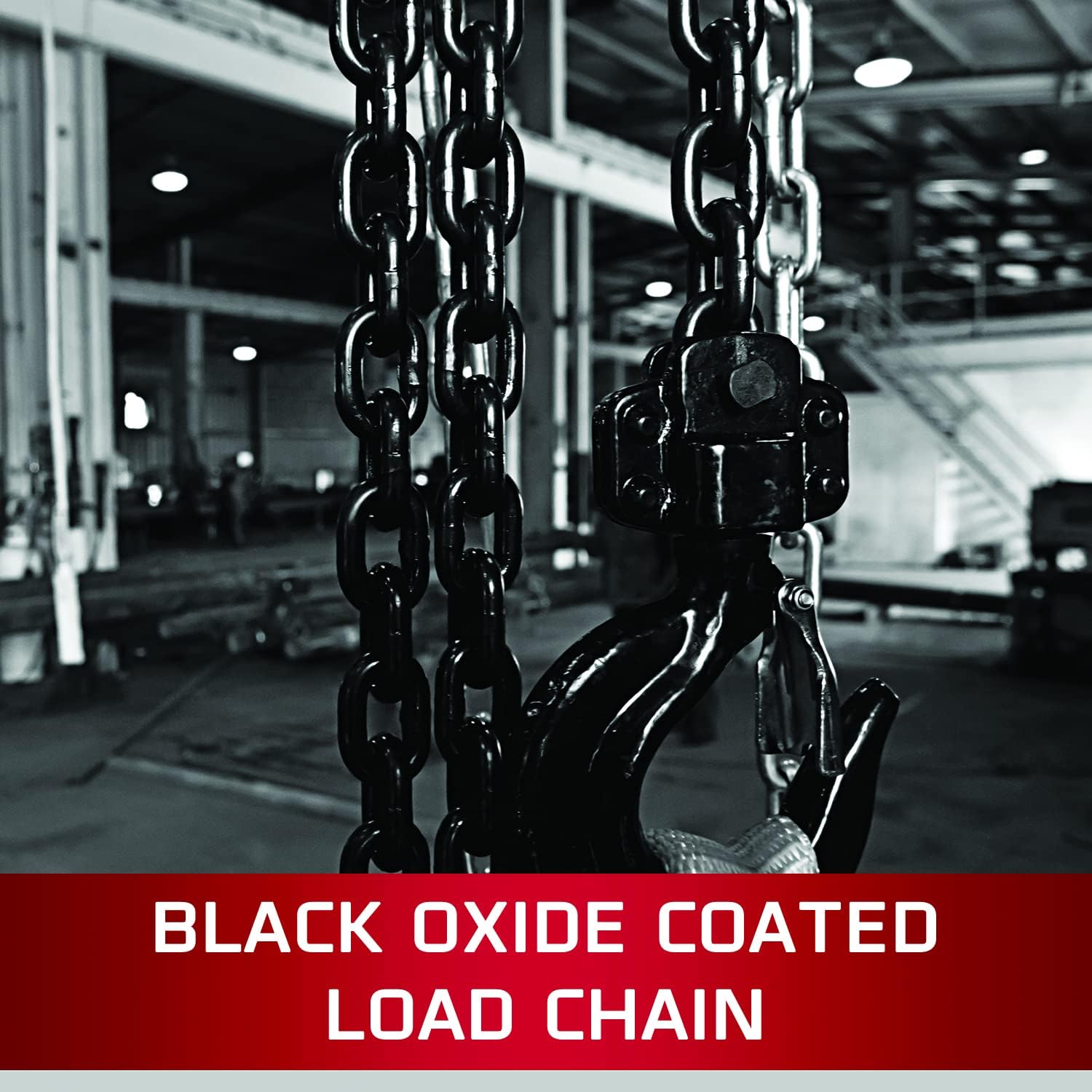 JET Jet 287201 JLP-050A-10 1/2-Ton Chain Hoist with 10 Feet Lift
