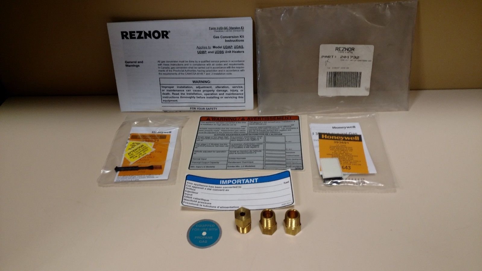 REZNOR 201732 COMPRESSORS