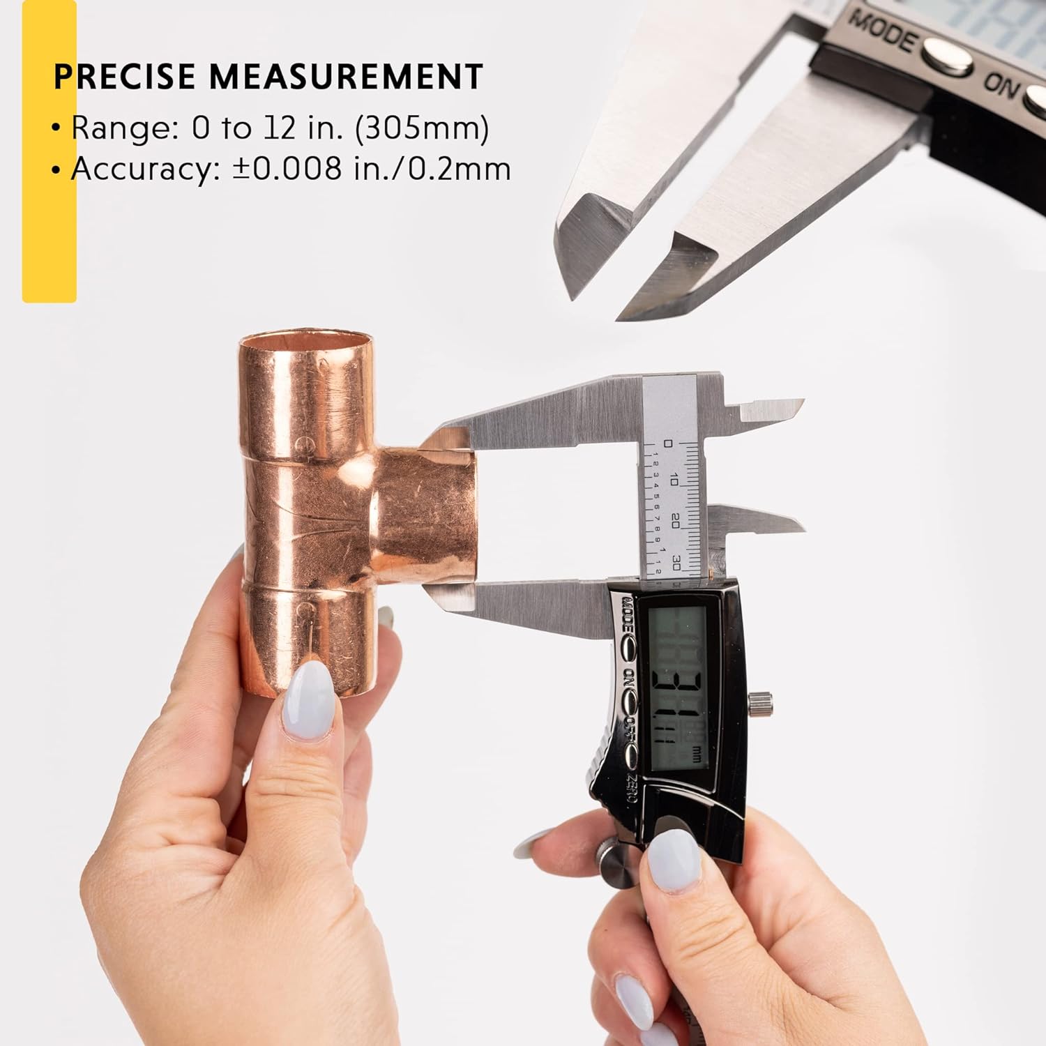 GENERAL TOOLS General Tools 14712 Digital Caliper 12 Inch Stainless Steel