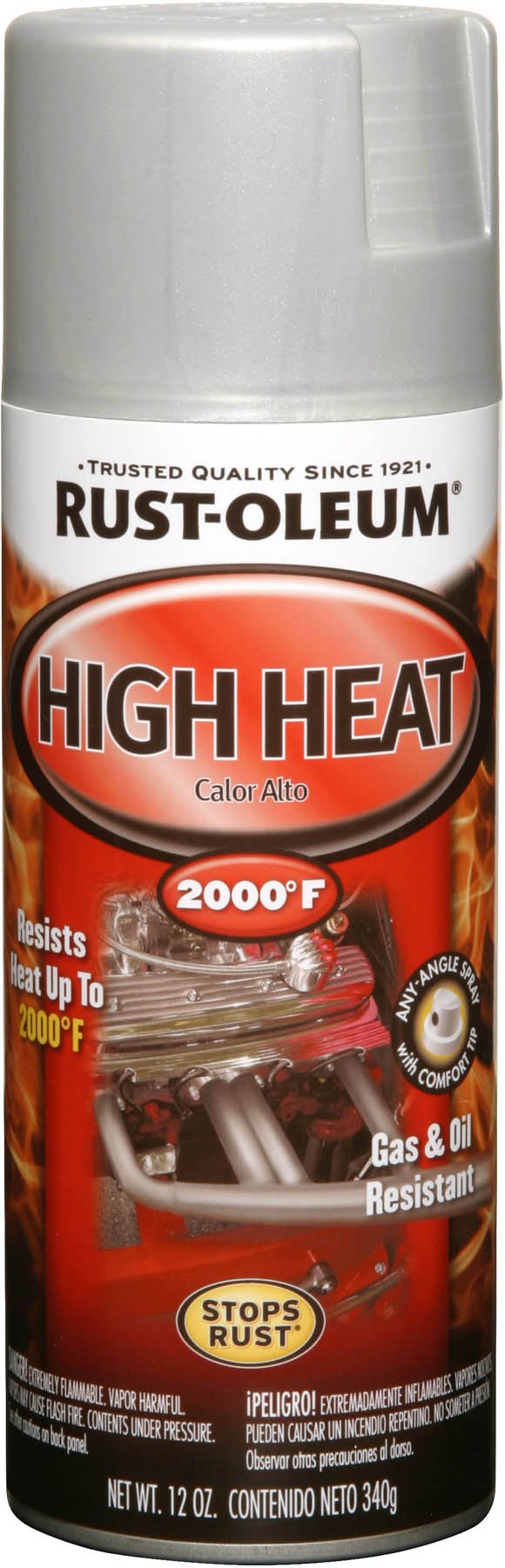 RUST-OLEUM Rust-Oleum 248904 Automotive High Heat Spray Paint 12 Ounce Pack of 2
