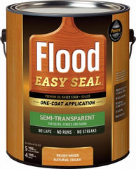 FLOOD Flood Ppg FLDES112/01 Wood Stain Sealer Natural Cedar 1 Gal