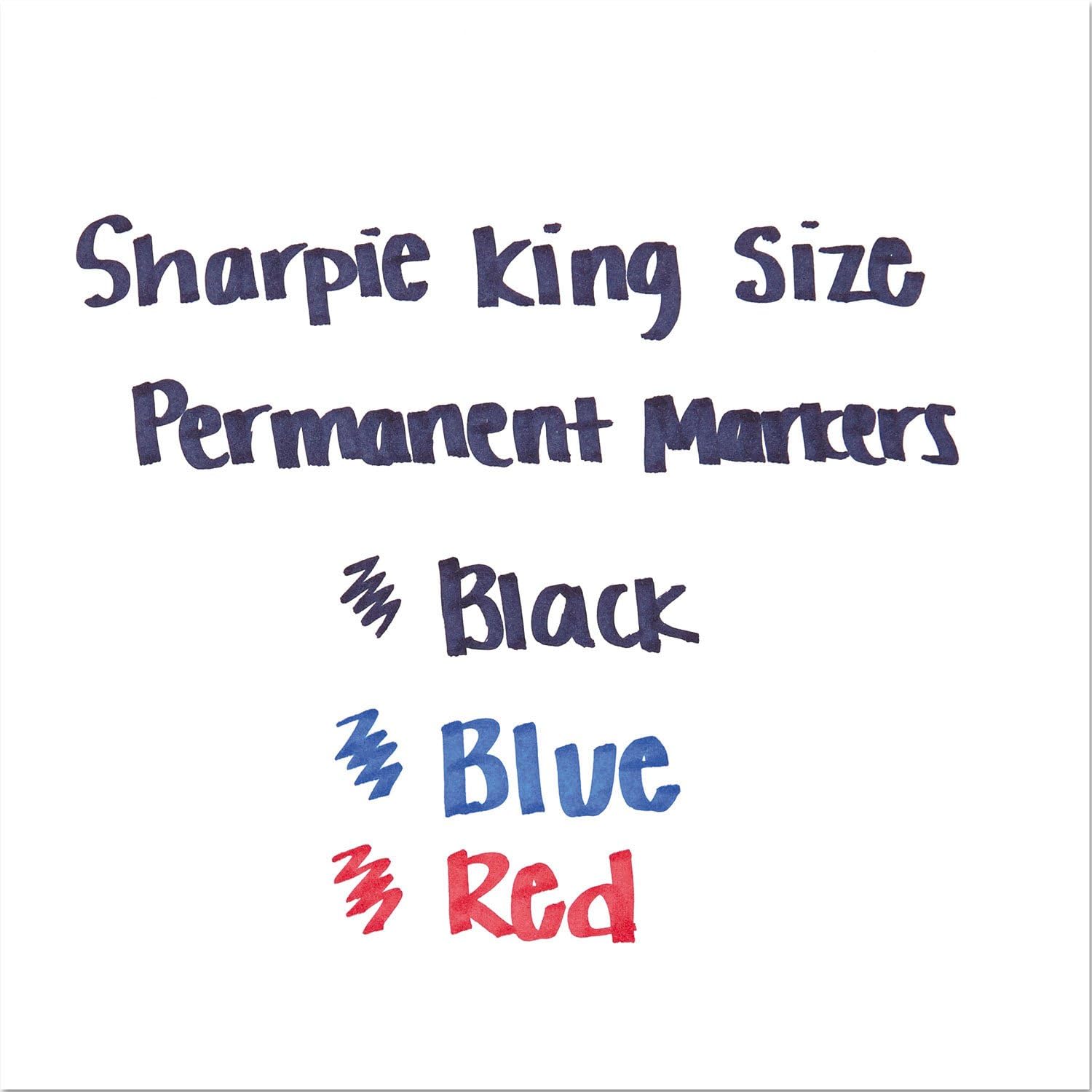 SHARPIE Sharpie 15001A King Size Permanent Marker Black Ink Pack of 12