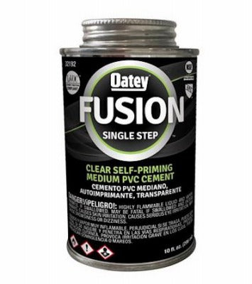 OATEY Oatey Company 32192 Fusion Pvc Cement 10 Oz Medium Body